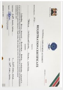 Registration Certificate
